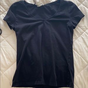 Black v-neck